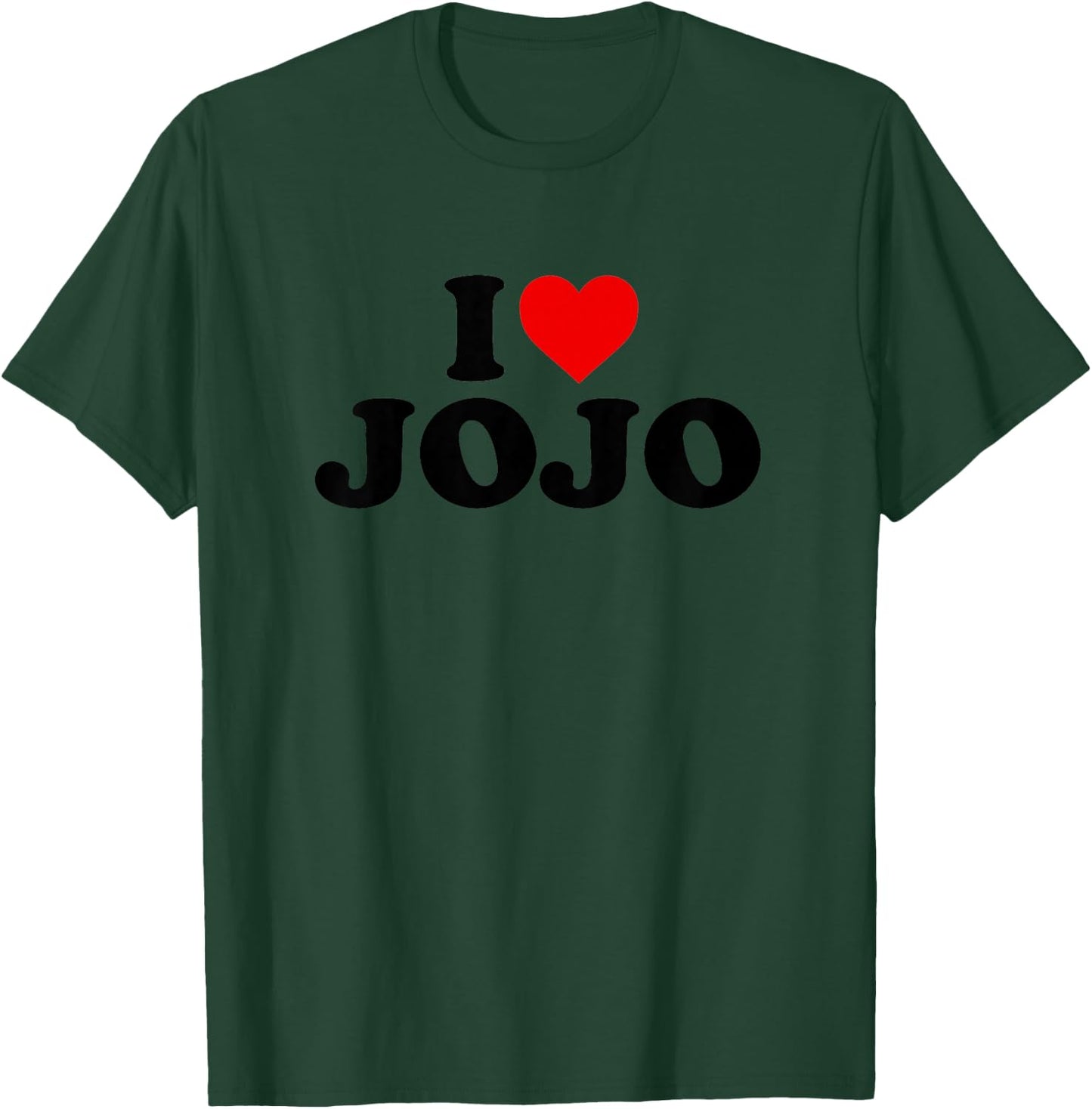 Kids I Love Jojo For Boy Girl Toddler Children Youth T-Shirt - T-Shirt | Forest