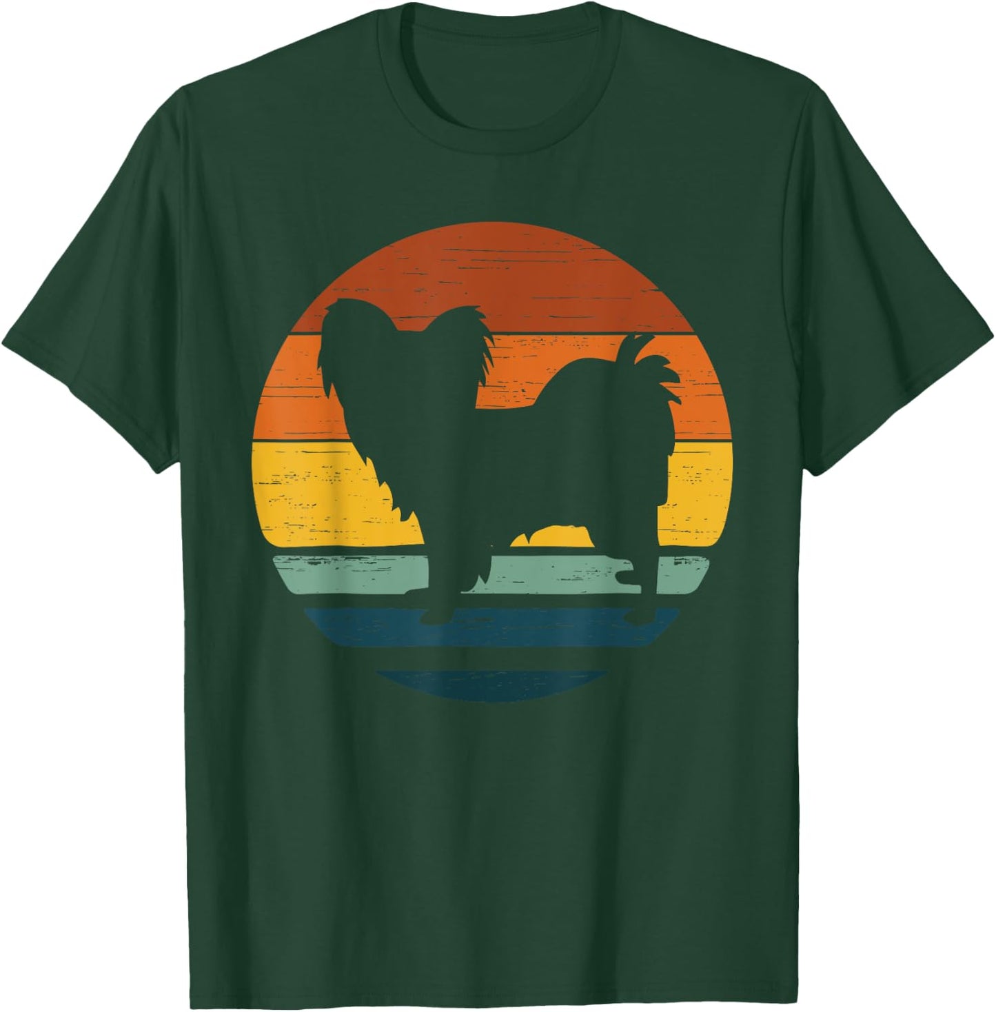 Chion Vintage Retro Mum Dad Dog Gift T-Shirt - T-Shirt | Forest