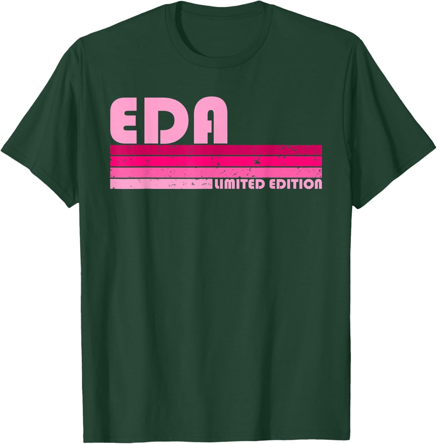 EDA Name Personalized Retro Vintage 80s 90s Birthday T-Shirt - T-Shirt | Forest
