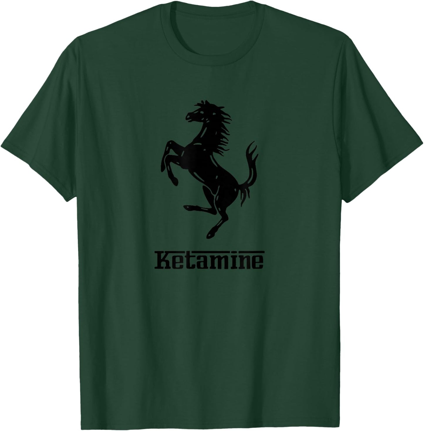 Ketamine Horse Emergency , Small, Grey T-Shirt - T-Shirt | Forest