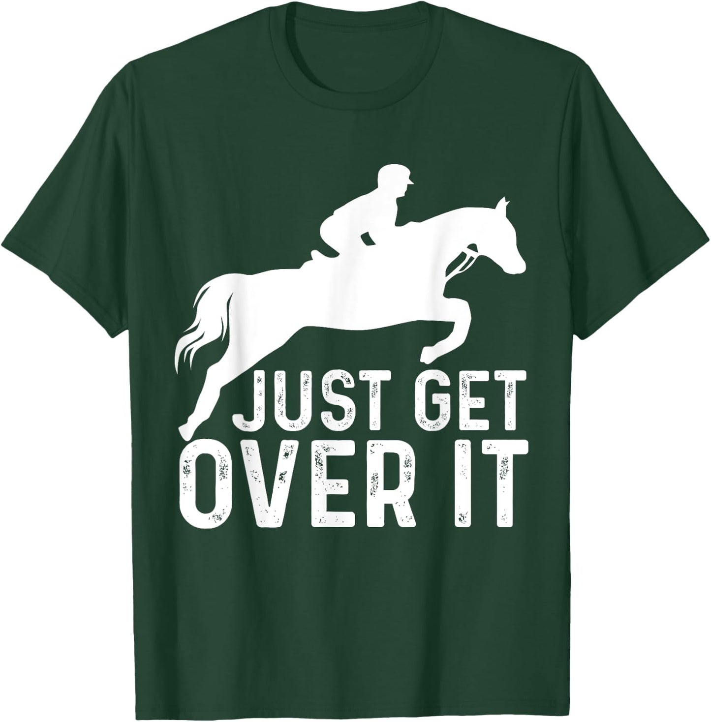 English Horse Riding Hunter Jumper Girl Horseback Riding T-Shirt - T-Shirt | Forest