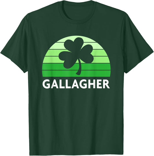Gallagher Irish Family Name T-Shirt - T-Shirt | Forest