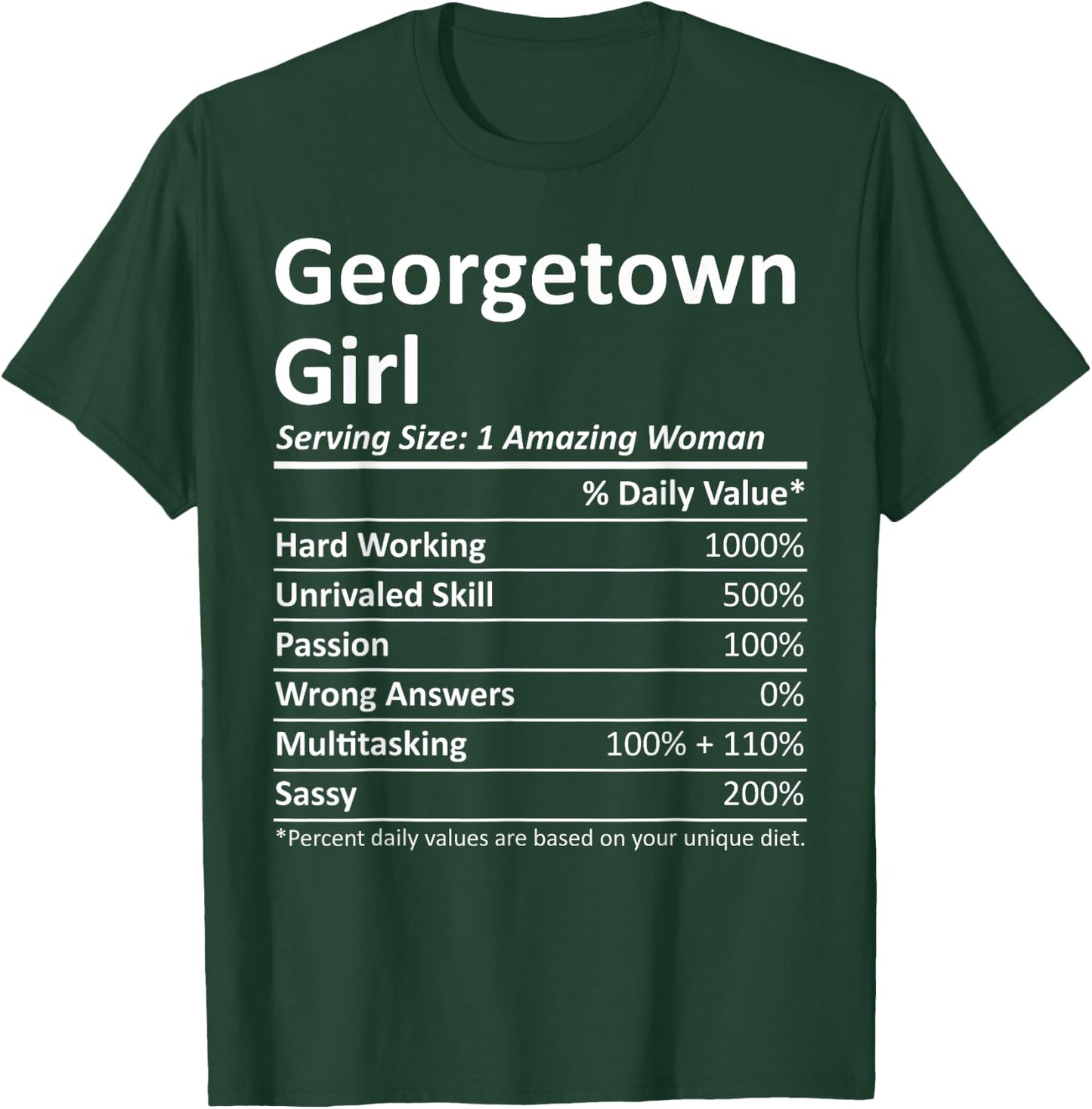 GEORGETOWN GIRL KY KENTUCKY Funny City Home Roots USA Gift T-Shirt - T-Shirt | Forest