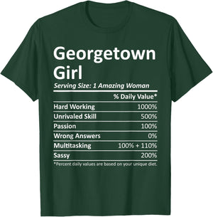 GEORGETOWN GIRL KY KENTUCKY Funny City Home Roots USA Gift T-Shirt - T-Shirt | Forest