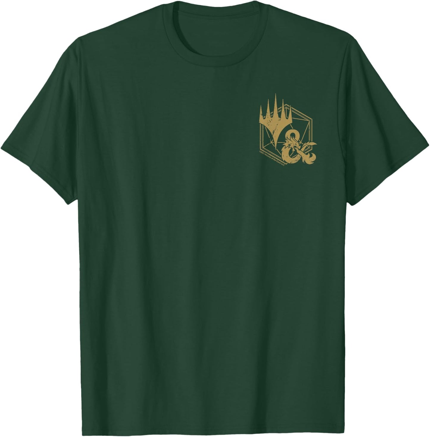 Magic: The Gathering D&D Logo Crossover Pocket T-Shirt - T-Shirt | Forest