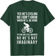 Yes He's Cycling No I Don't Know When He'll Be Home Funny T-Shirt - T-Shirt | Forest