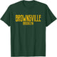 Brownsville Brooklyn Text Amber Print T-Shirt - T-Shirt | Forest