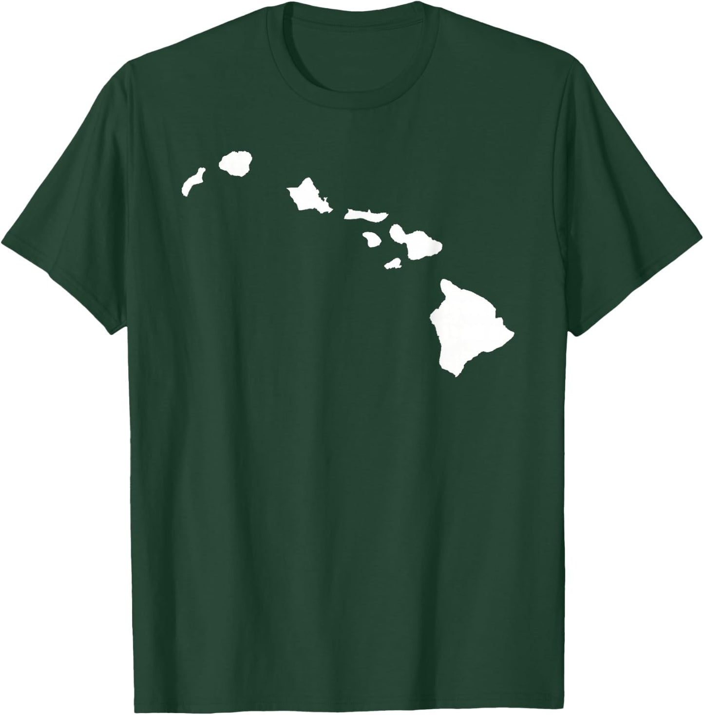 Hawaii map T-Shirt - T-Shirt | Forest