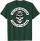 Chicano Skull With Bandana Biker Style Rocker T-Shirt - T-Shirt | Forest
