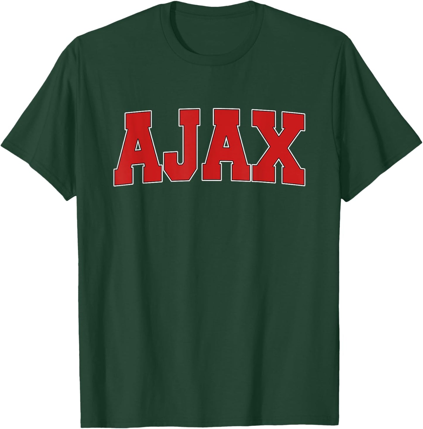 AJAX CANADA Varsity Style Vintage Retro Canadian Sports T-Shirt - T-Shirt | Forest