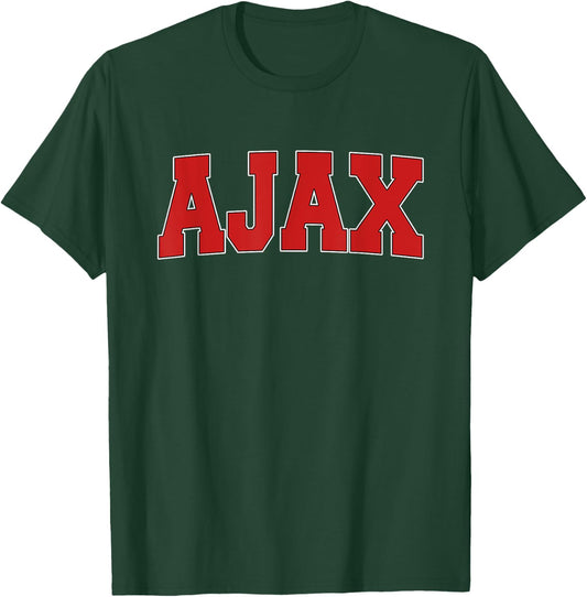 AJAX CANADA Varsity Style Vintage Retro Canadian Sports T-Shirt - T-Shirt | Forest