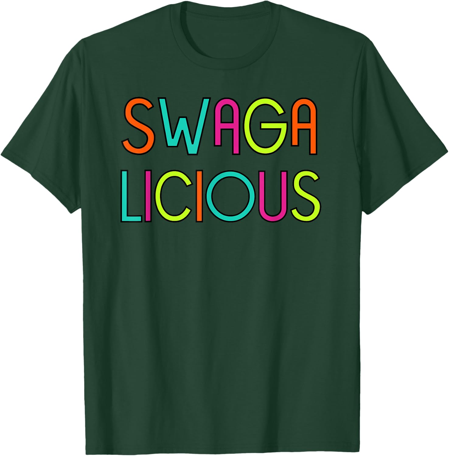 Funny Swagalicious Urban Hip Hop Statement Funky T-Shirt - T-Shirt | Forest
