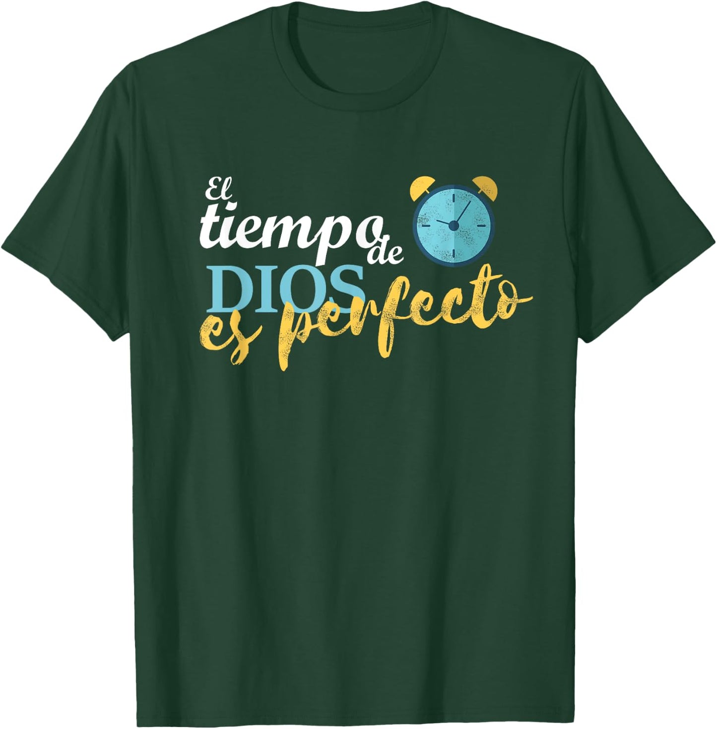El tiempo de Dios es perfecto Jesus Cristo espanol spanish T-Shirt - T-Shirt | Forest