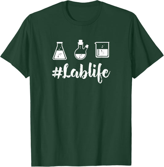 Lab Tech Cute Lab Technician Outfit Lab Technologist Gift T-Shirt - T-Shirt | Forest