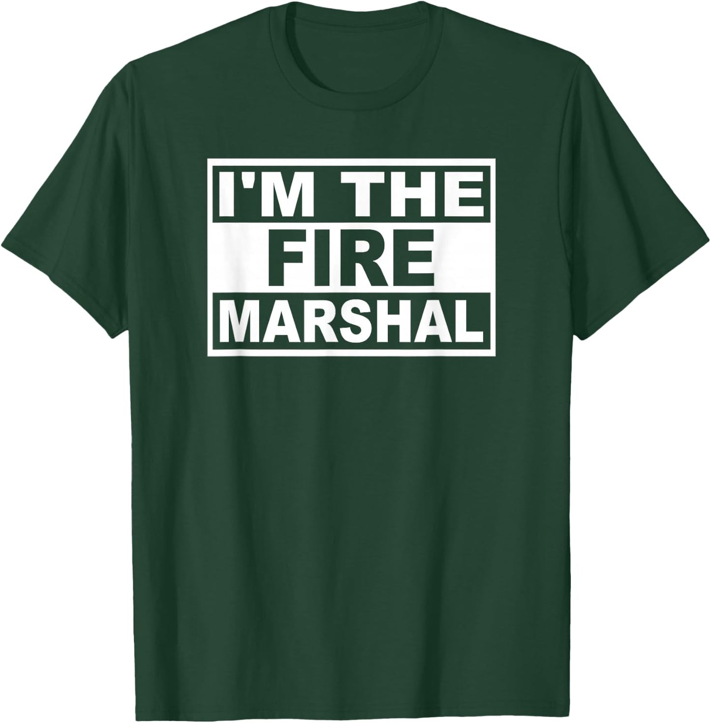 Fire Marshal Square Graphic T-Shirt - T-Shirt | Forest