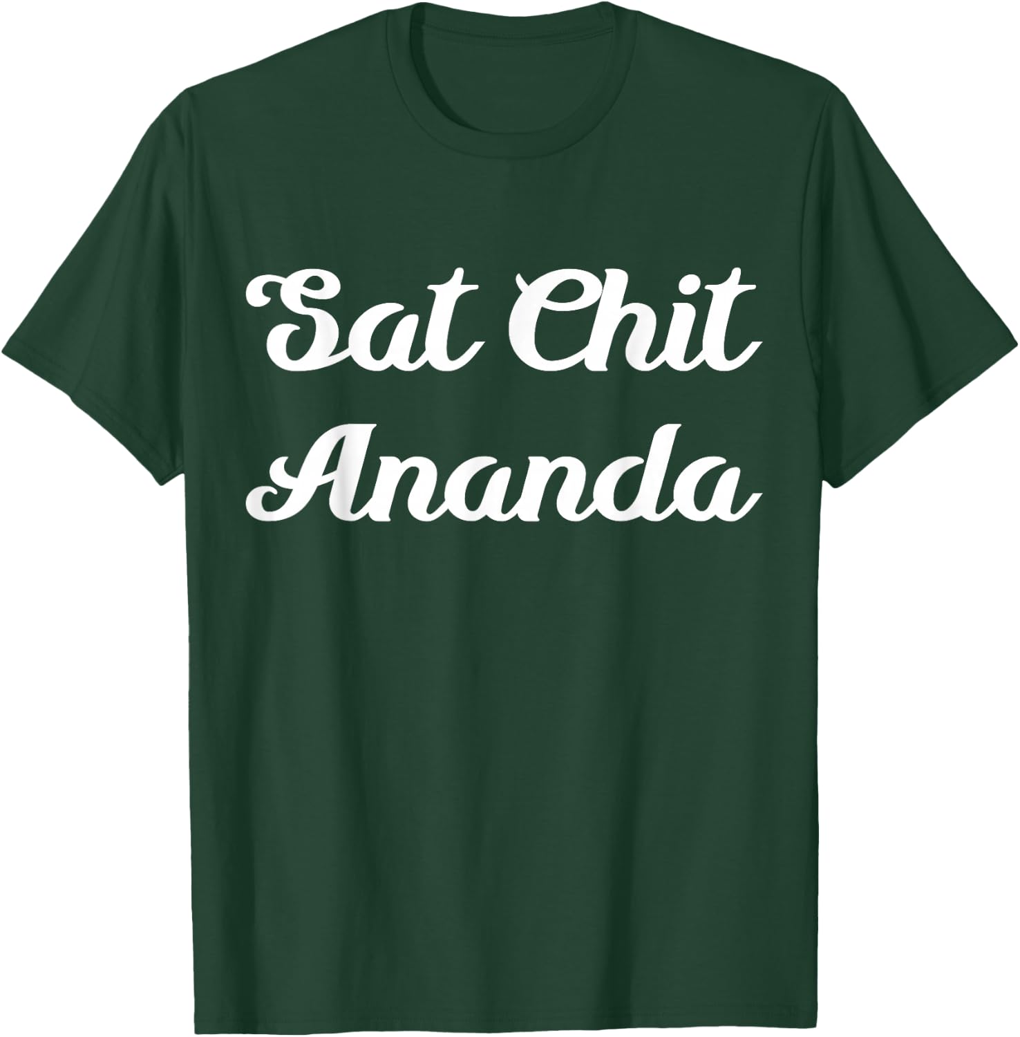 Sat Chit Ananda Mantra Satchitananda Hinduism Meditation T-Shirt - T-Shirt | Forest