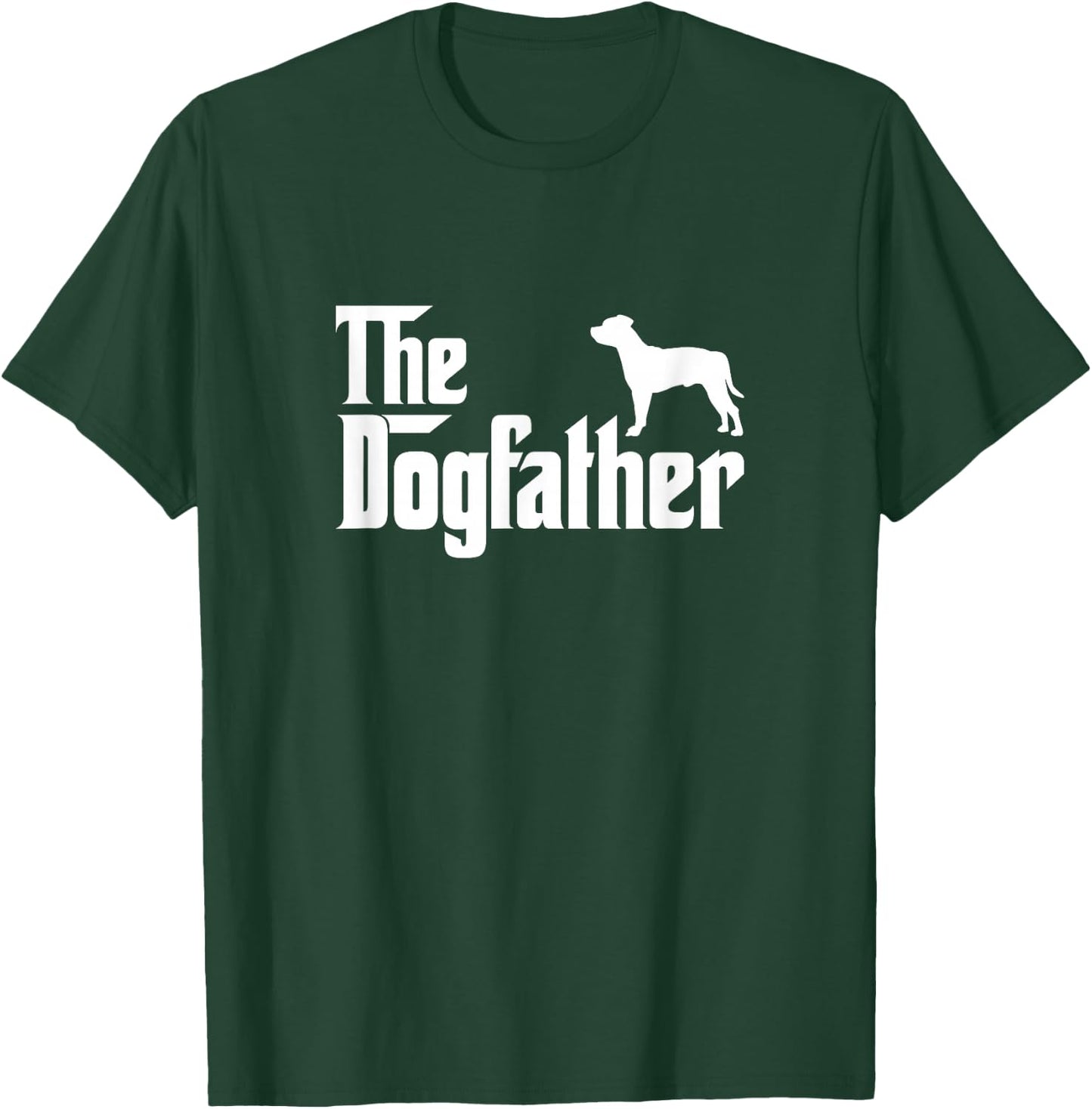 Staffordshire Bull Terrier Lover Gift DogFather T-Shirt - T-Shirt | Forest