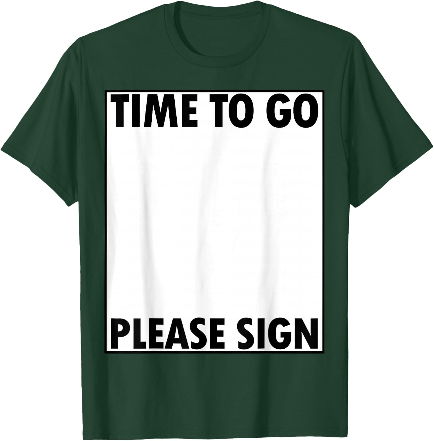 Parting Cheers Farewell Party Signature Collector Sign My T-Shirt - T-Shirt | Forest