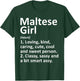 MALTESE GIRL MALTA Gift Funny Country Home Roots Descent T-Shirt - T-Shirt | Forest