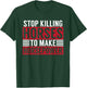 Stop Killing Horses To Make Horsepower Funny Sarcastic Quote T-Shirt - T-Shirt | Forest