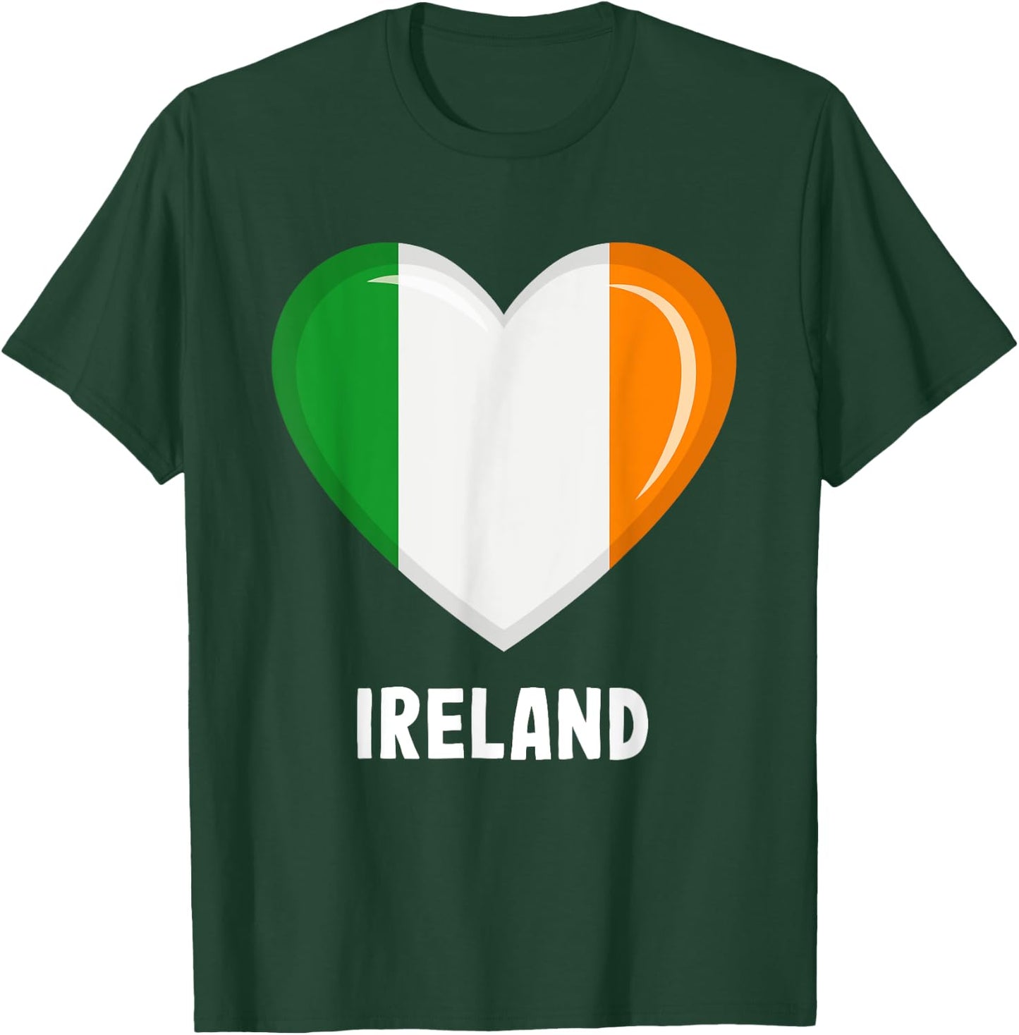 Ireland Flag Jersey | Irish T-Shirt - T-Shirt | Forest
