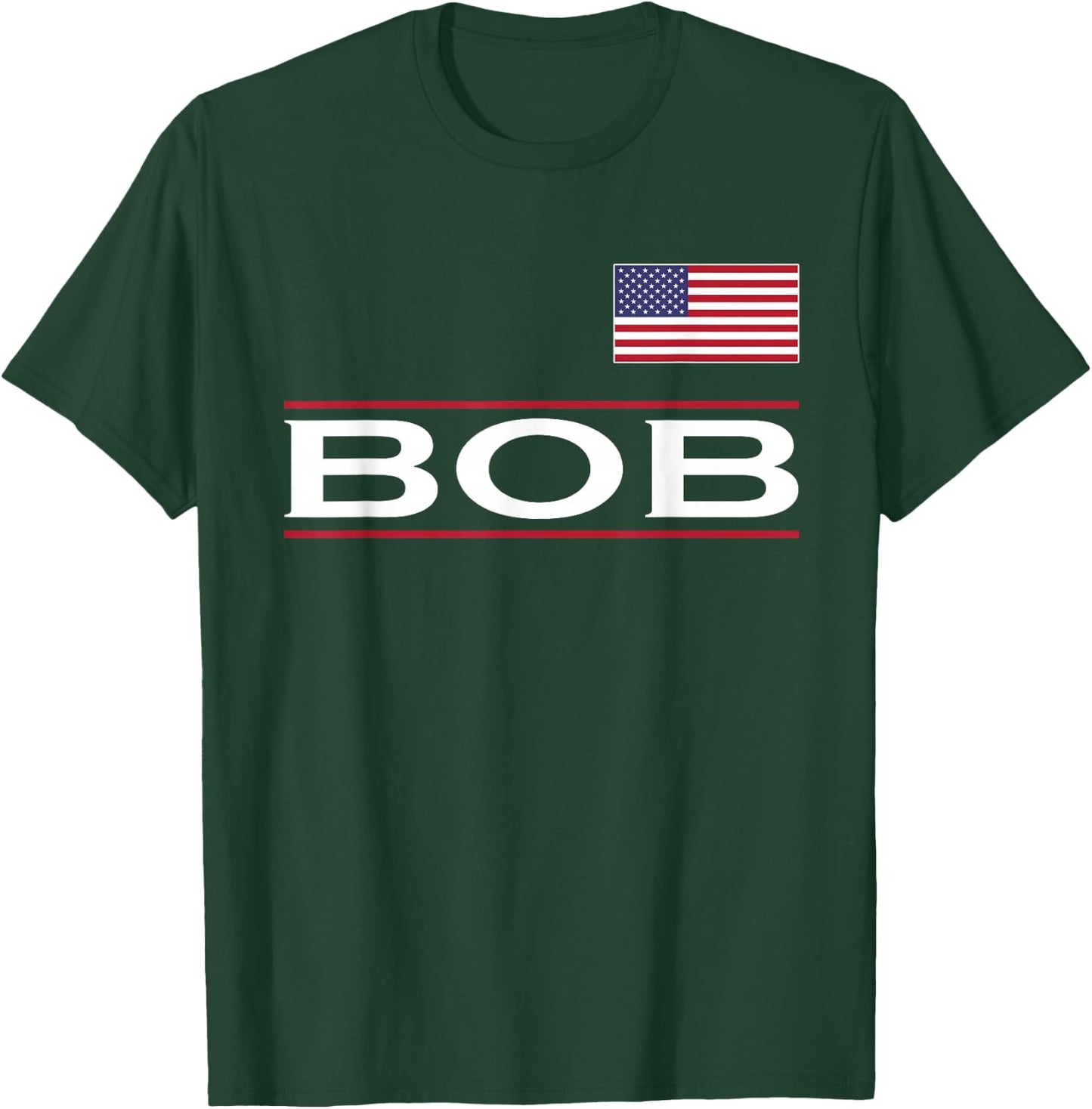 BOB Personalized Name Funny Birthday Gift T-Shirt - T-Shirt | Forest