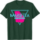 Marietta Georgia Souvenir GA Retro Triangle T-Shirt - T-Shirt | Forest