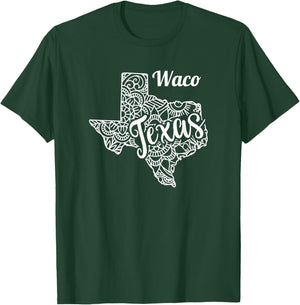 Waco TX - Texas City T-Shirt - T-Shirt | Forest