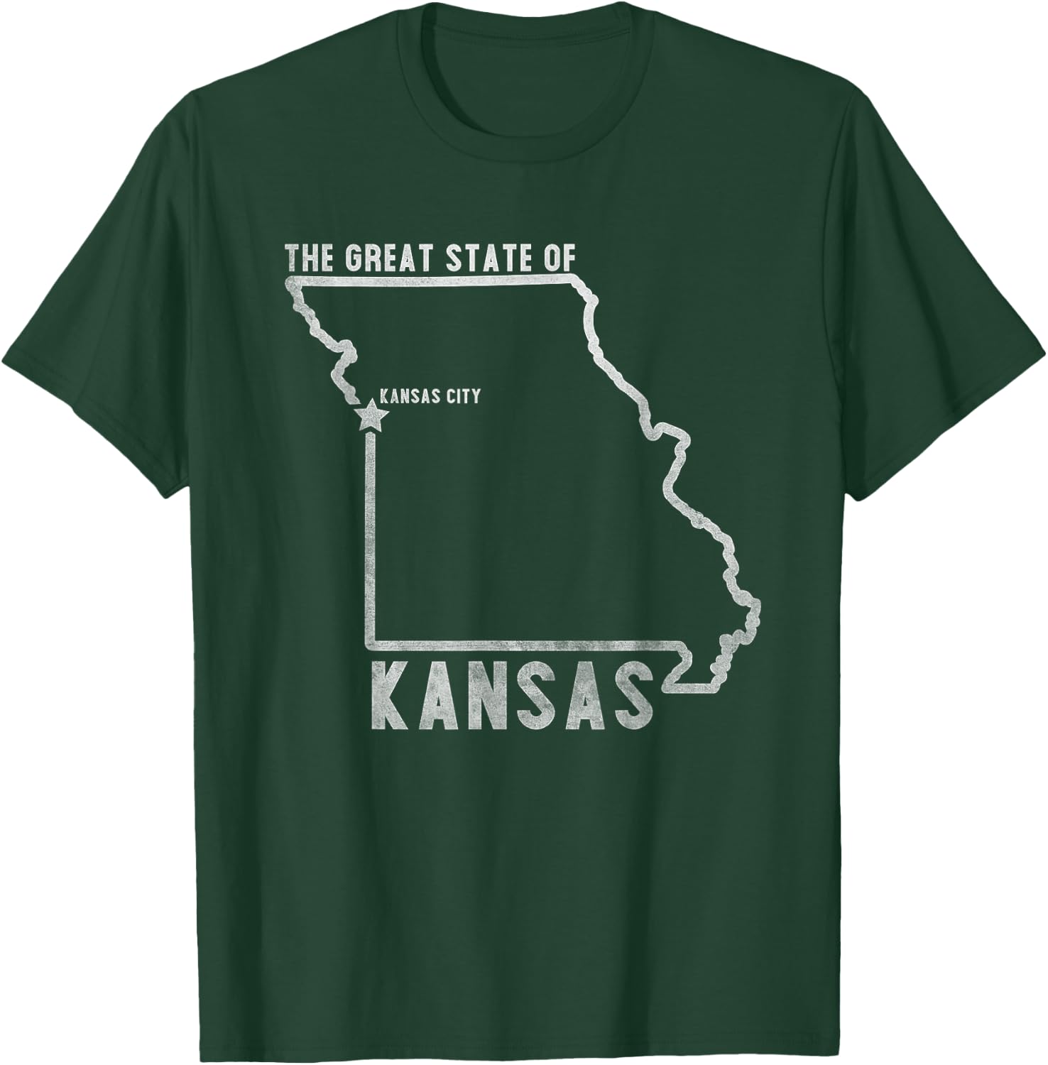 Great State of Kansas T-Shirt - T-Shirt | Forest