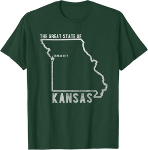 Great State of Kansas T-Shirt - T-Shirt | Forest