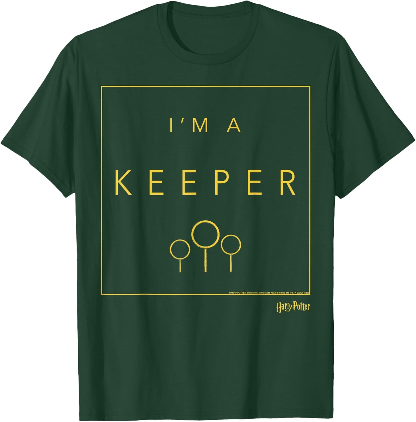 Harry Potter Quidditch I'm A Keeper T-Shirt - T-Shirt | Forest