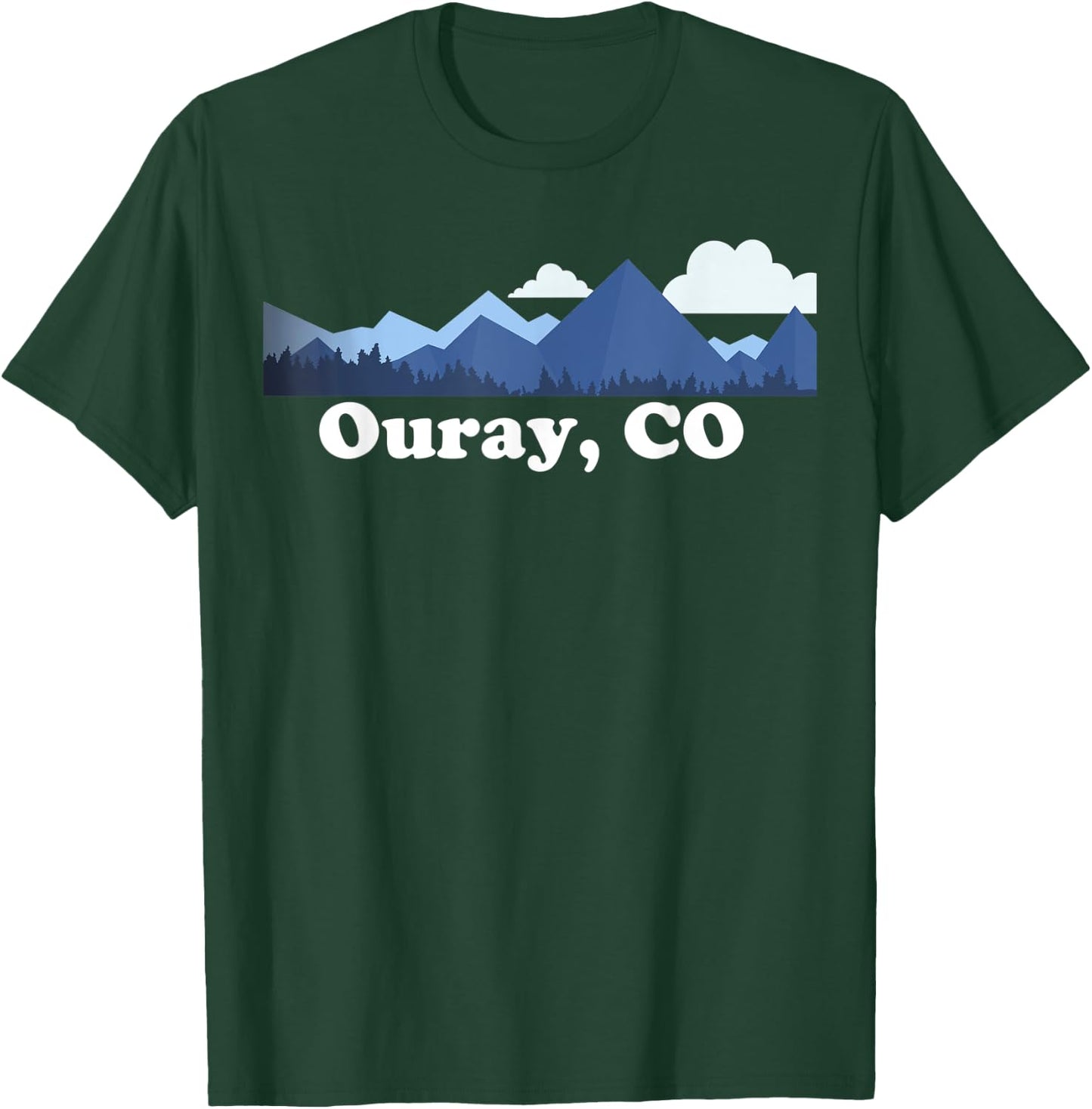 Ouray Colorado Rocky Mountains CO Souvenir Climbing T-Shirt - T-Shirt | Forest