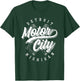 Classic Detroit Motor City Michigan Michiganians Pride Gift T-Shirt - T-Shirt | Forest