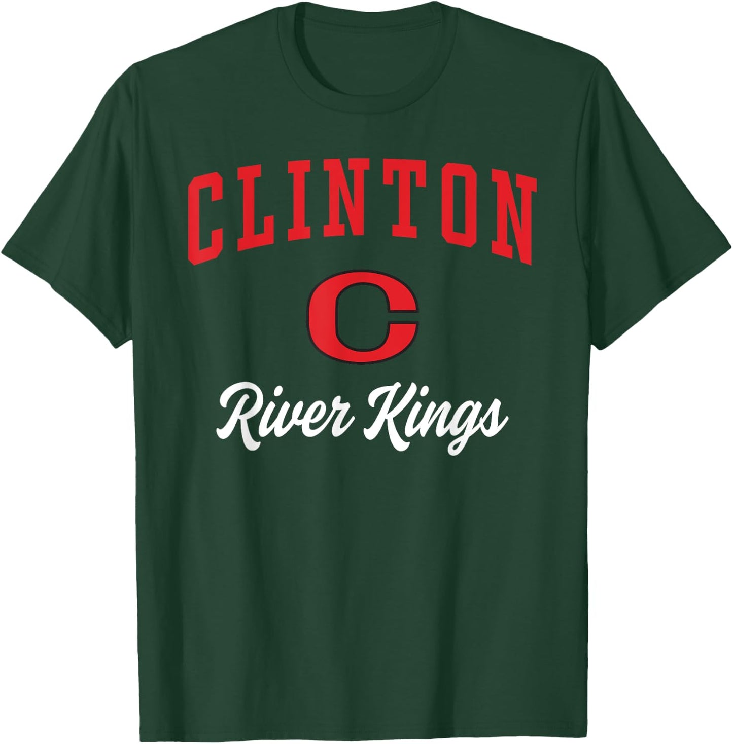 Clinton High School River Kings T-Shirt - T-Shirt | Forest