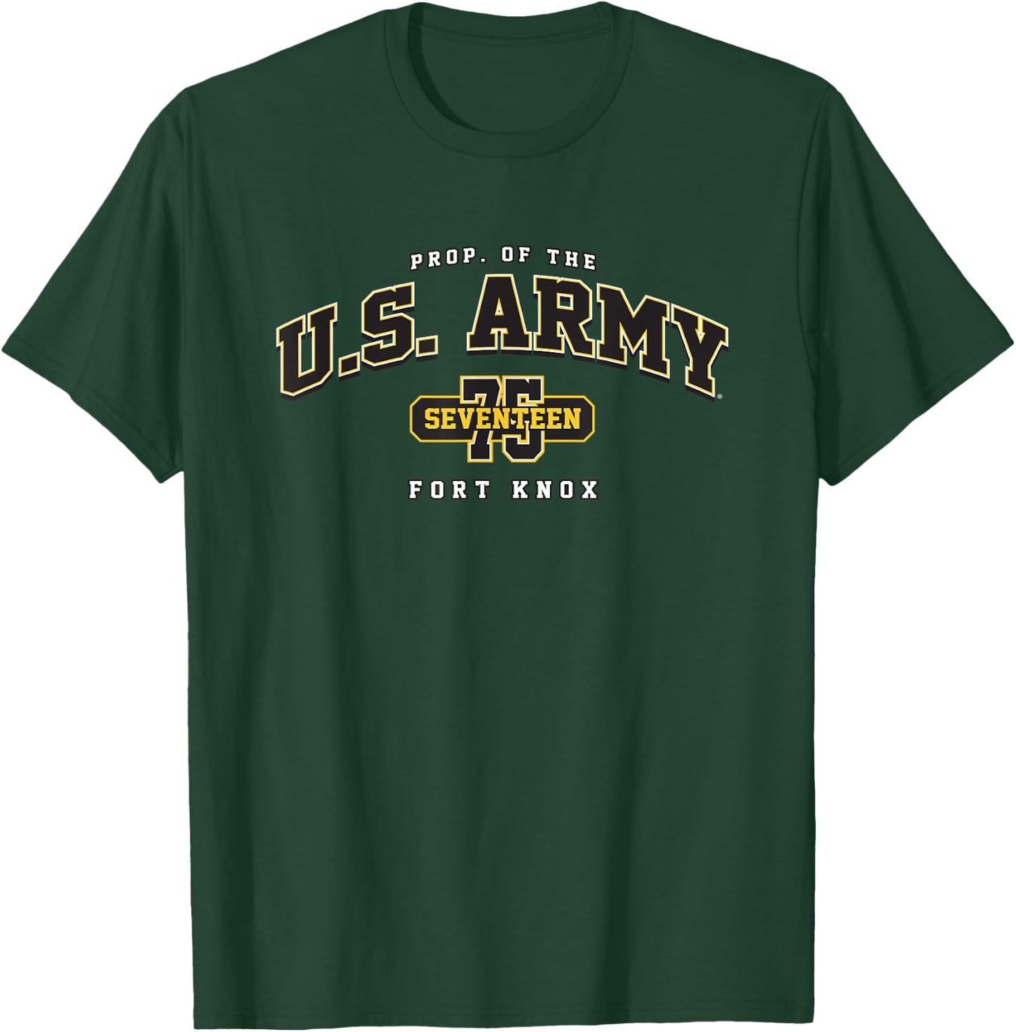 United States Army Military Fort Knox Property T-Shirt - T-Shirt | Forest