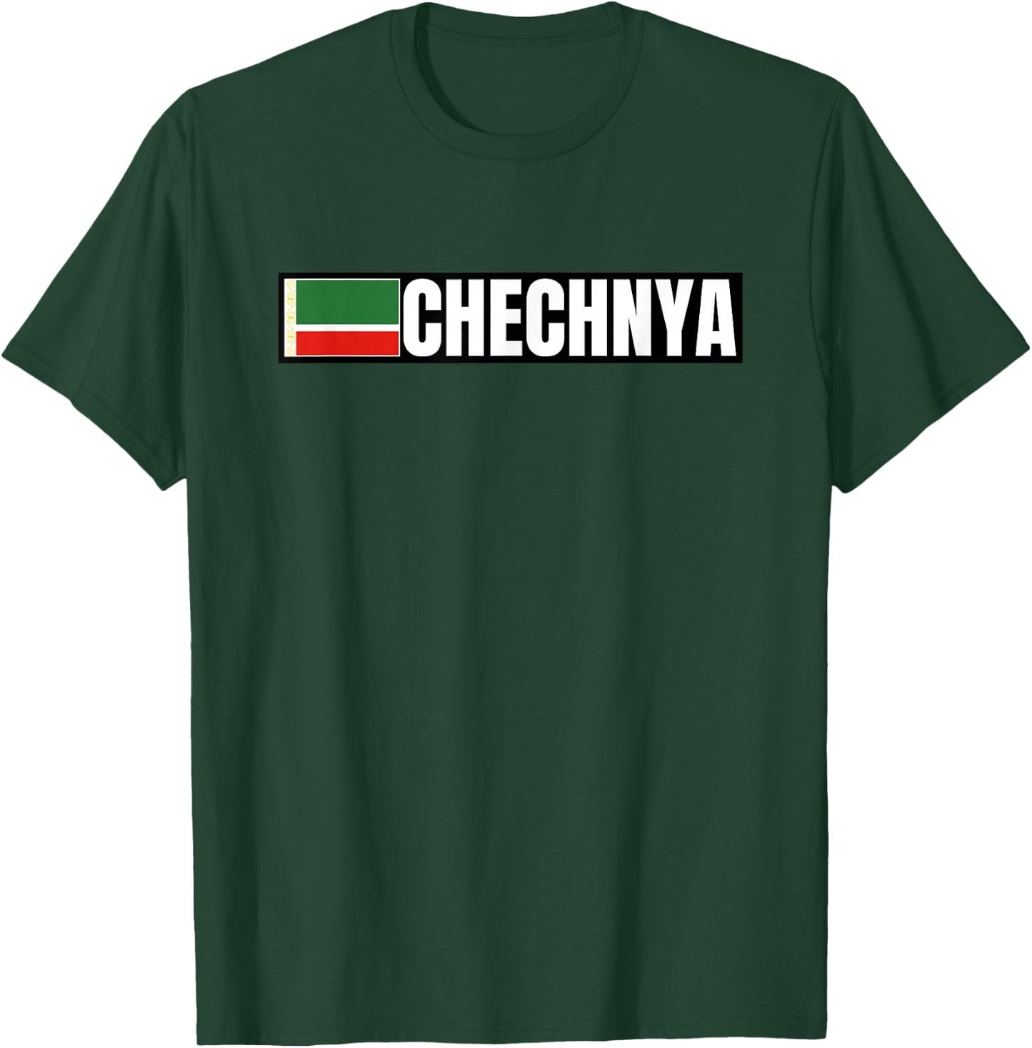 Chechnya Flag T-Shirt - T-Shirt | Forest