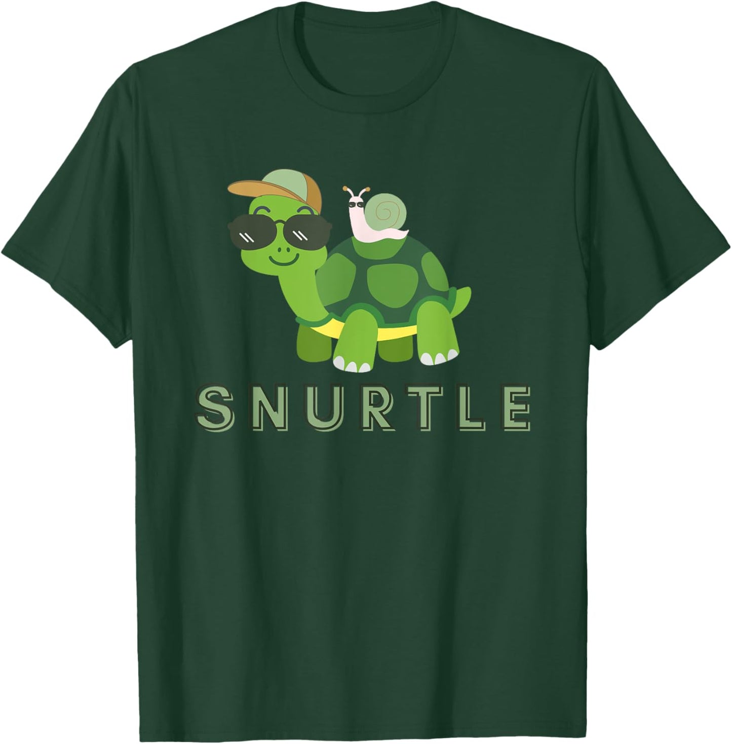 Snurtle Snail&Turtle T-Shirt - T-Shirt | Forest