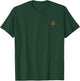 Bitcoin Satoshi Sats Small Symbol Logo Subtle Restrained T-Shirt - T-Shirt | Forest
