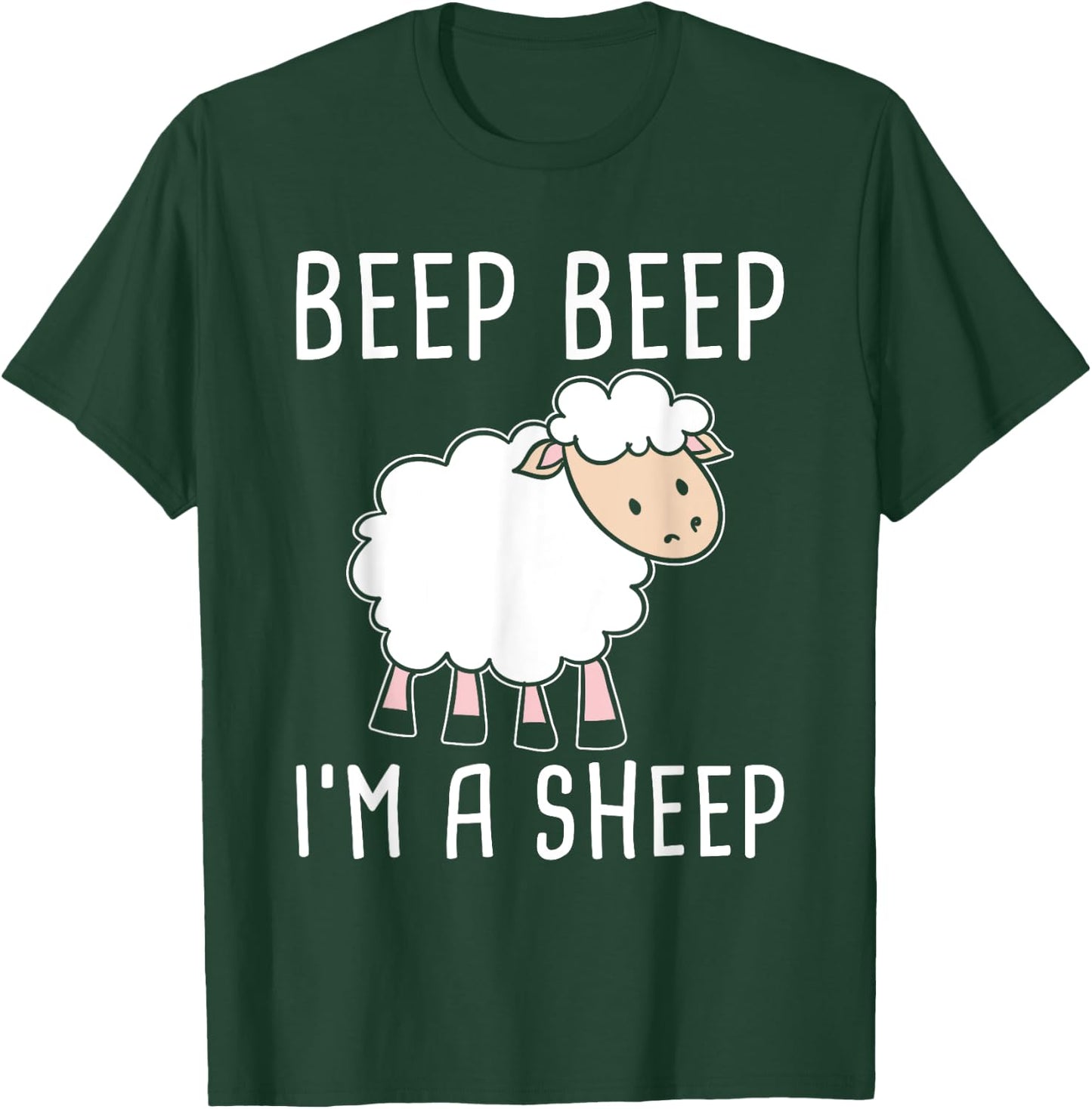 Funny Sheep Design for Farmers and Sheep Lovers T-Shirt - T-Shirt | Forest