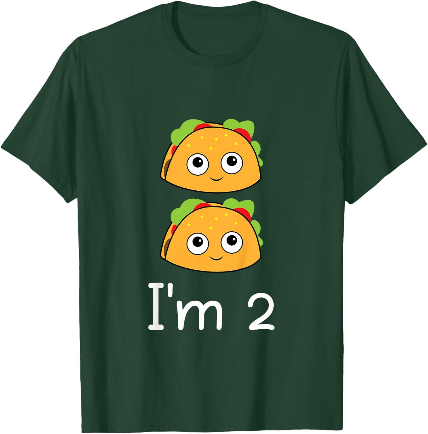 Taco Twosday Taco 2nd Birthday T-Shirt - T-Shirt | Forest