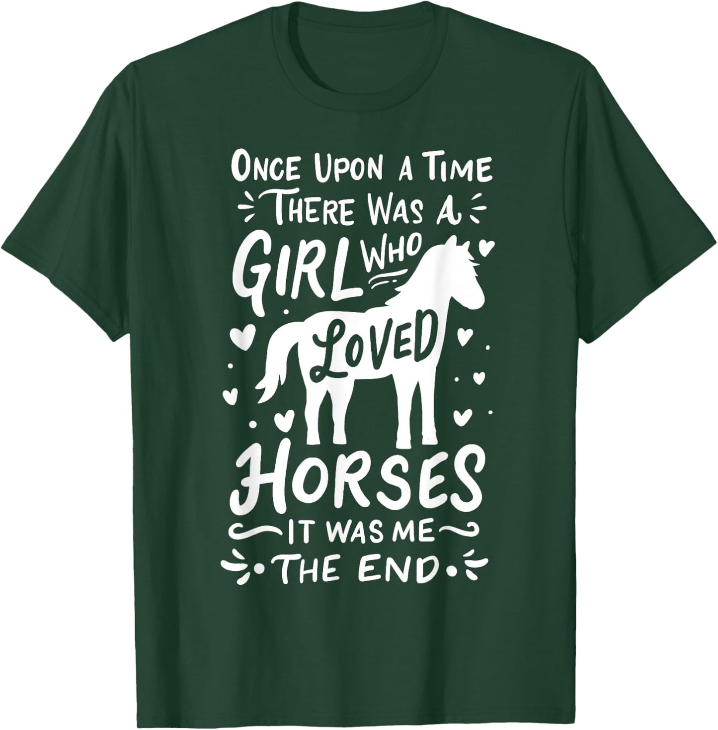 Horse Girl Horses Show Jumping Western Riding Barrel Racing T-Shirt - T-Shirt | Forest