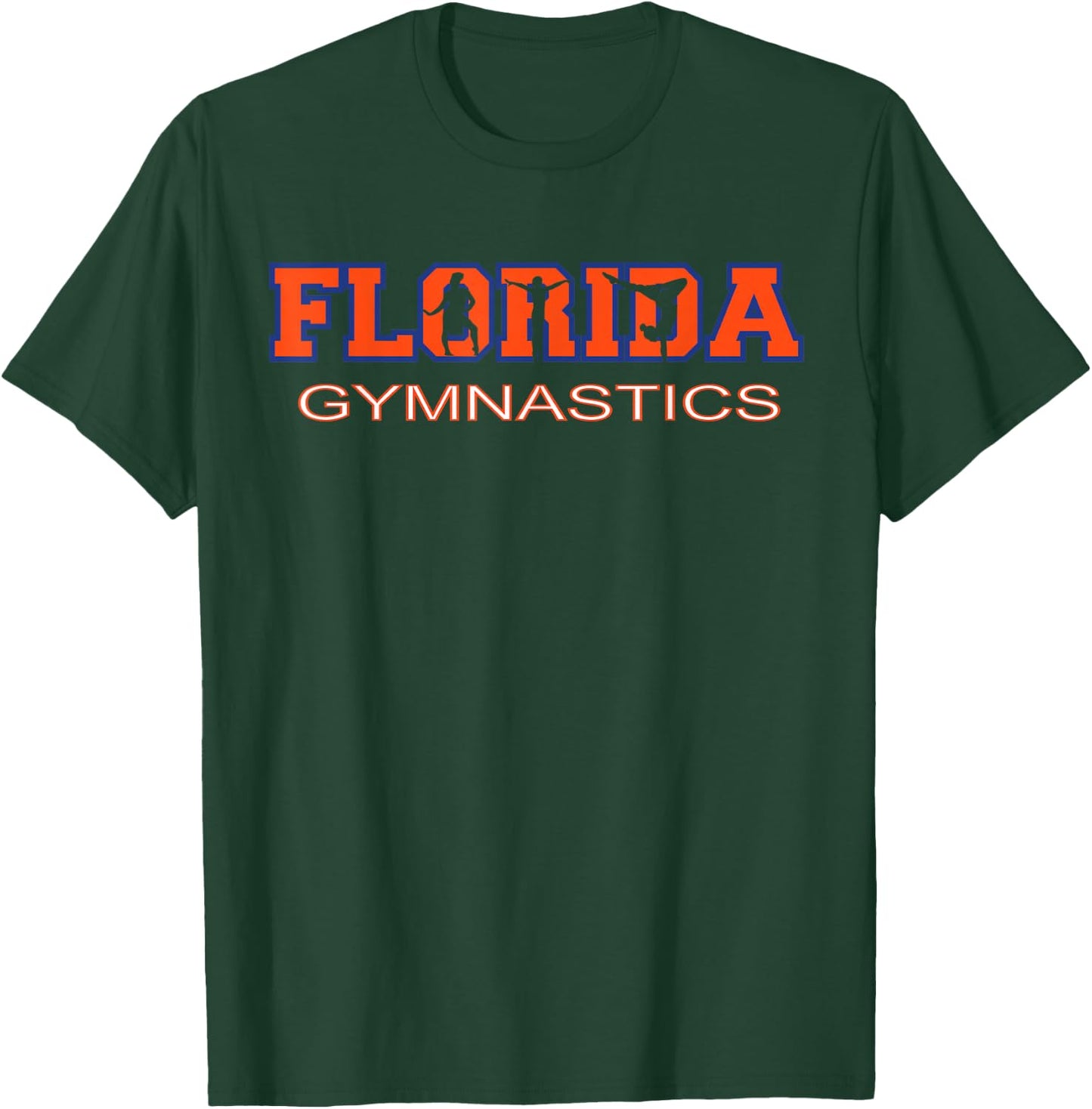 Florida Gymnastics Girls Tumbling Gear Gymnast Aerobic Dance T-Shirt - T-Shirt | Forest