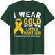 I Wear Gold For My Little Brother Childhood Cancer Awareness T-Shirt - T-Shirt | Forest