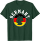 Germany German Flag Map Gift T-Shirt - T-Shirt | Forest