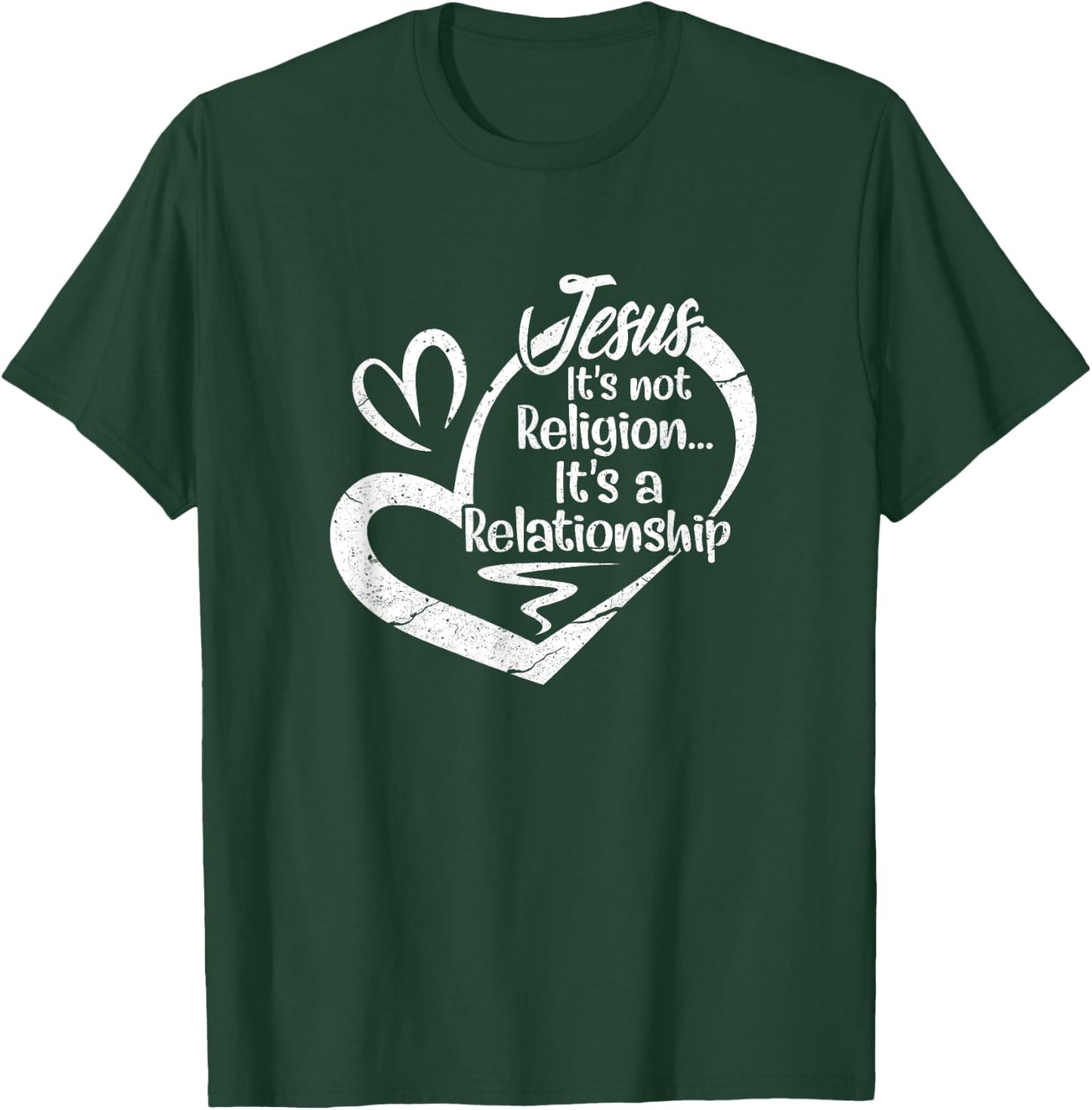 It's Not A Religion It's A Personal Relationship Christian T-Shirt - T-Shirt | Forest