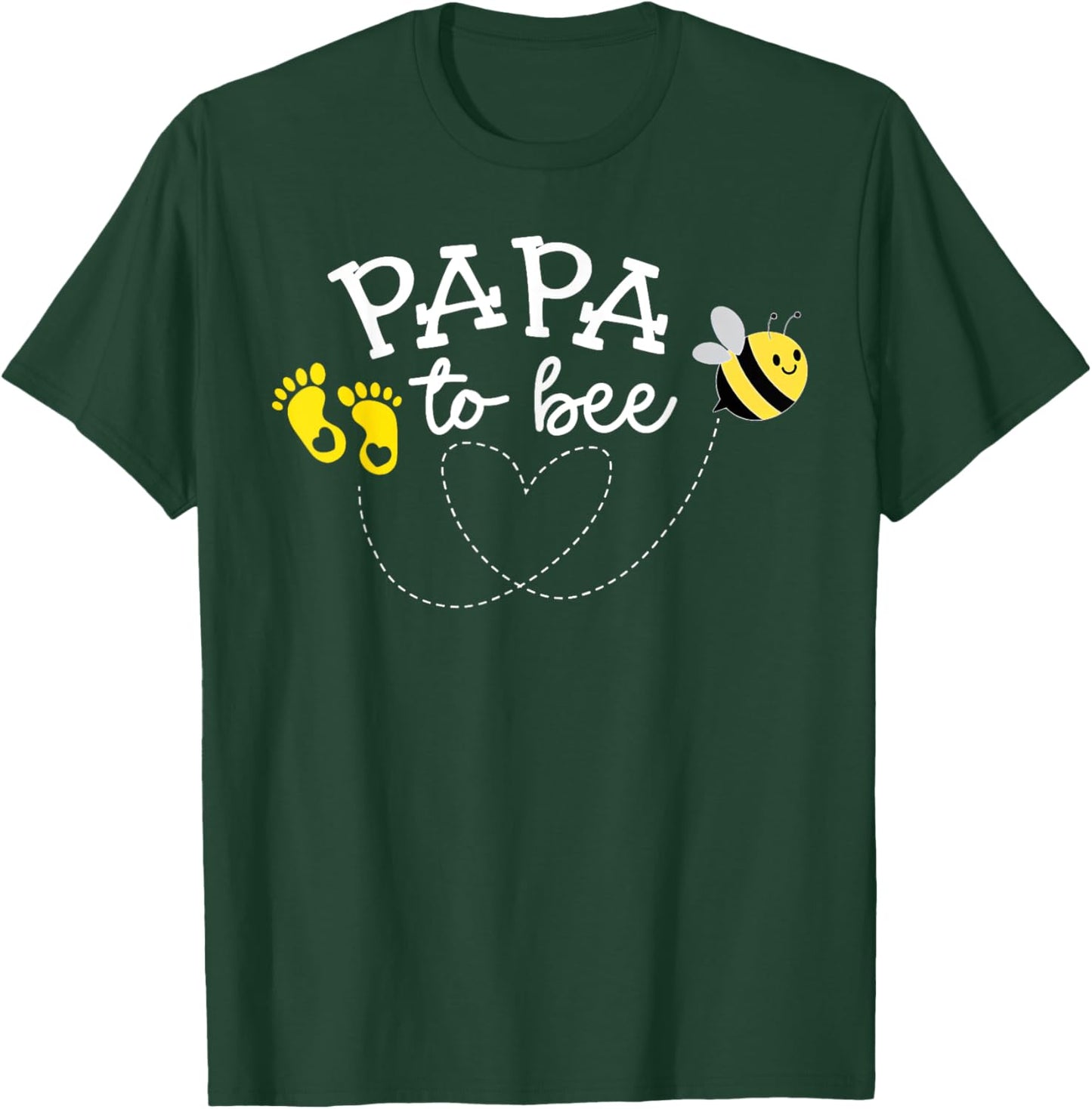 Papa to Bee Pregnancy Announcement Baby Shower T-Shirt - T-Shirt | Forest