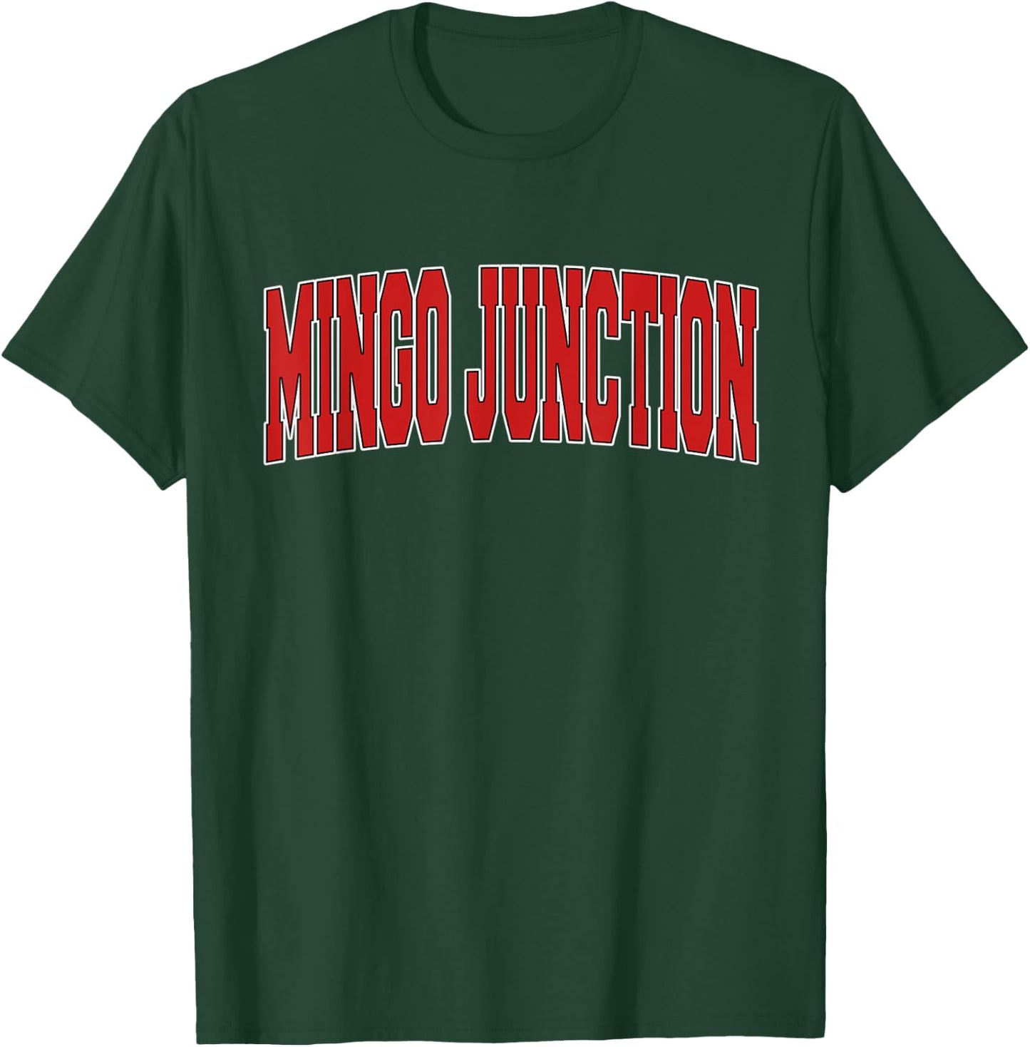 MINGO JUNCTION OH OHIO Varsity Style USA Vintage Sports T-Shirt - T-Shirt | Forest