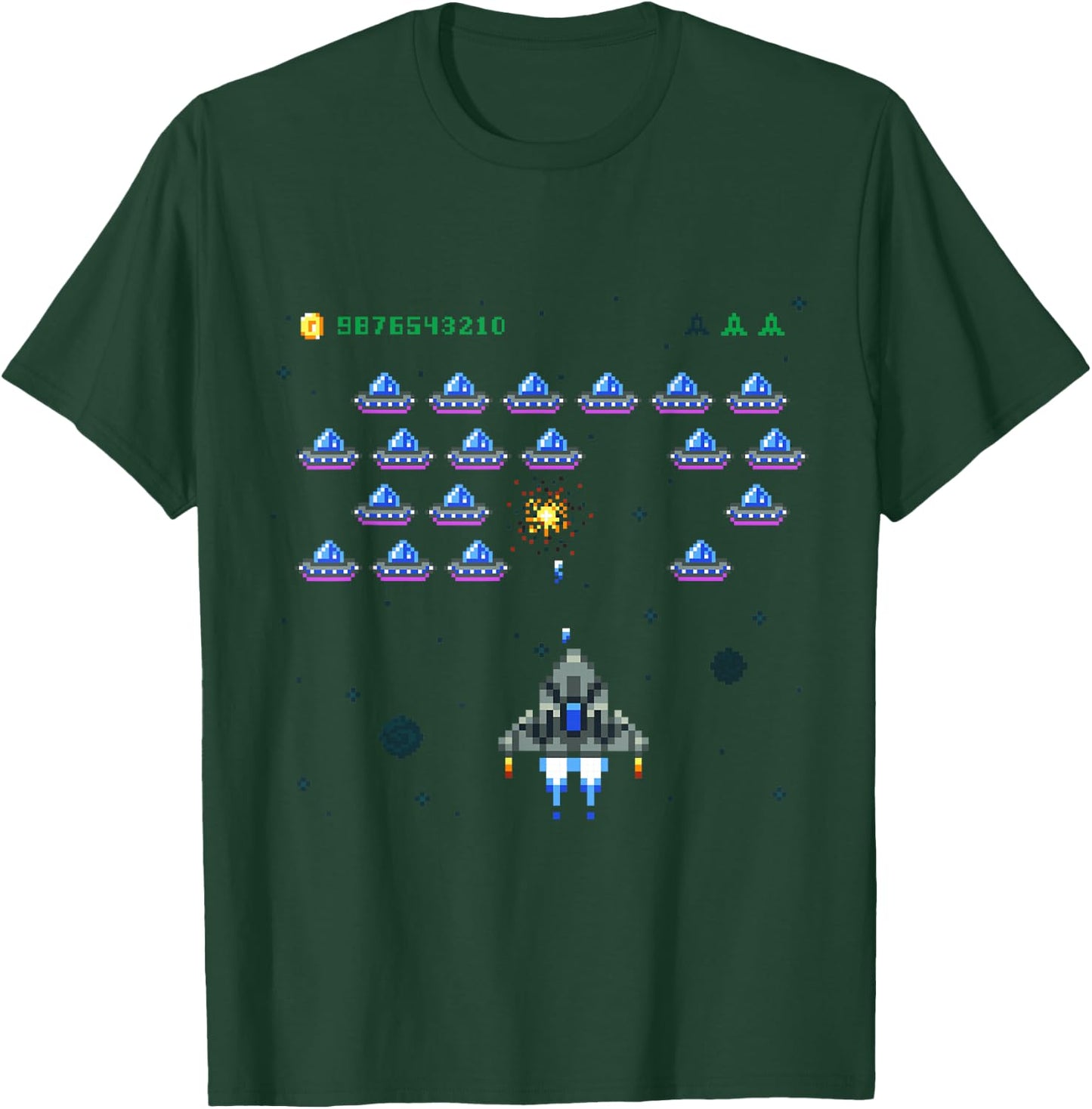 Street Gamer, I Love Gaming, Vintage Old Style Shooting Game T-Shirt - T-Shirt | Forest