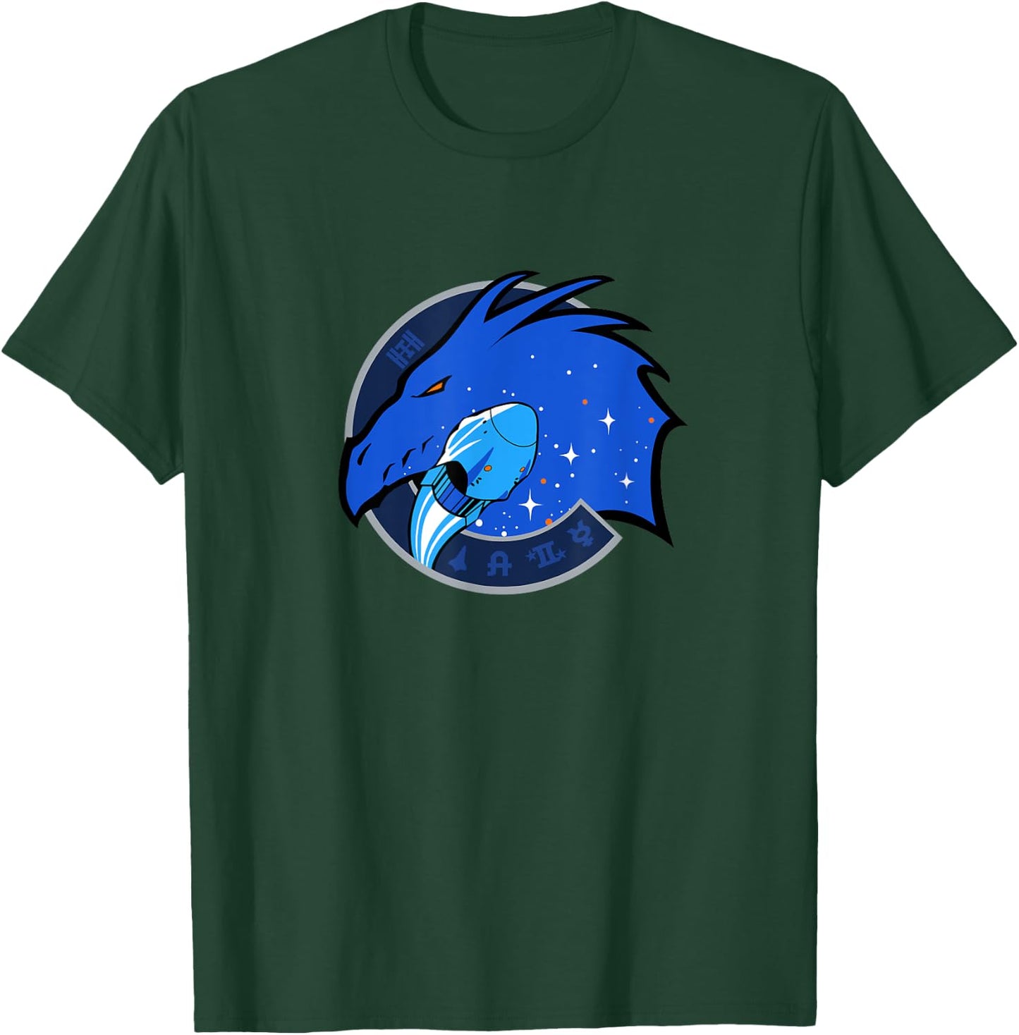NASA Crew Dragon Space Station Mission T-Shirt - T-Shirt | Forest