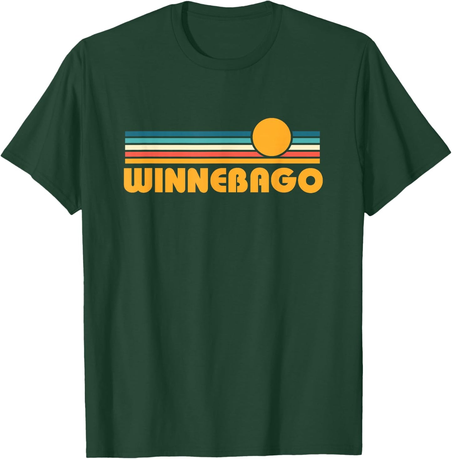 Retro Winnebago Minnesota Sunset T-Shirt - T-Shirt | Forest